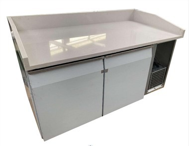 Refrigerador de mesa de pizza